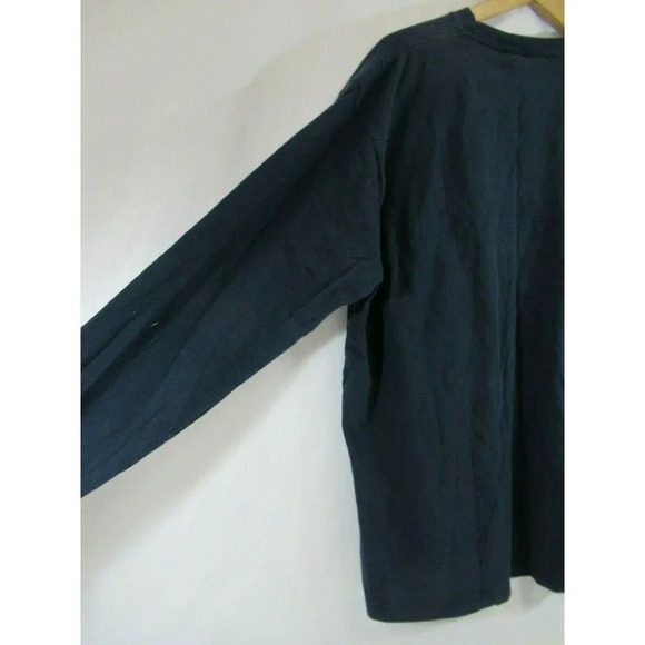 Coca-Cola  Las Vegas Shirt Long Sleeve Tee Navy Red Letterman Style Patches - Picture 5 of 7